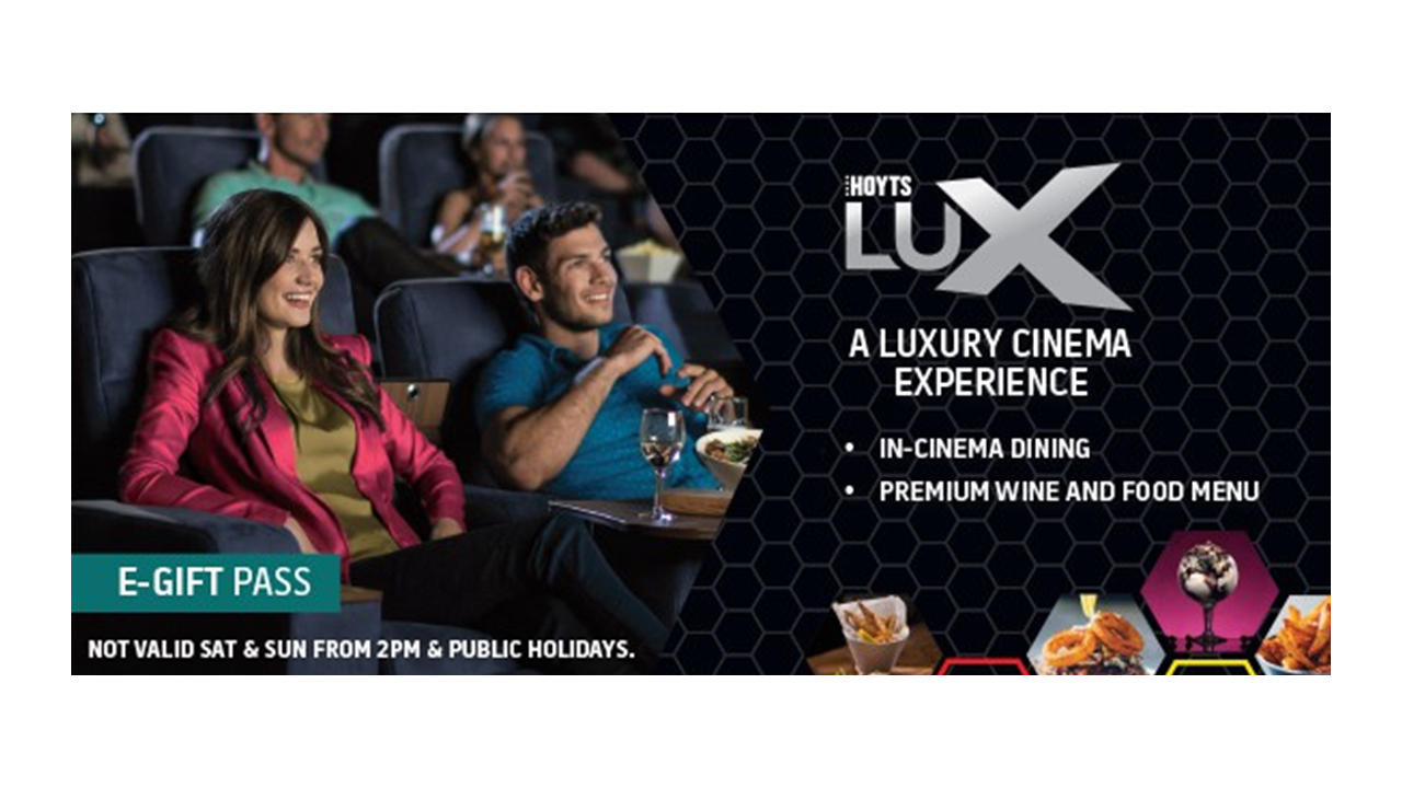 HOYTS LUX National Restricted EVoucher Union Shopper